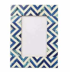 Cadre photo en incrustation d'os, art décoratif pour la maison, cadre photo en MDF coloré, design personnalisé, cadre photo en bois à vendre - Product Image 4