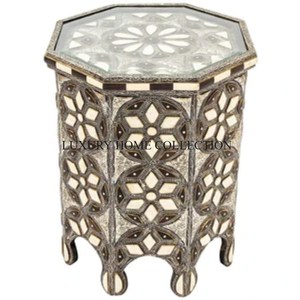 Meubles de qualité supérieure en gros Table d'appoint marocaine Design standard Table d'angle marocaine décorative pour la maison et les centres de villégiature - Product Image 1