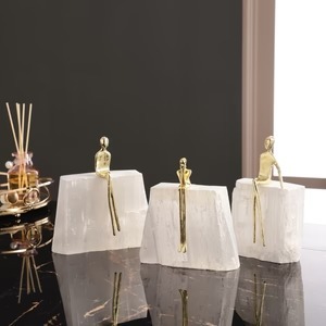 Estatuilla de bailarina elegante, pieza de exhibición de mesa, escultura decorativa moderna para el Interior del hogar, decoración de exhibición de regalo de oficina - Product Image 4