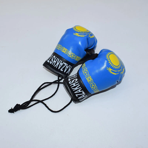 ถุงมือชกมวยขนาดเล็กมีพวงกุญแจสำหรับแขวนรถอุปกรณ์เสริมสำหรับผู้ที่ชื่นชอบมวยถุงมือชกมวยขนาดเล็กหนัง PU คุณภาพสูงและรถ - Product Image 2