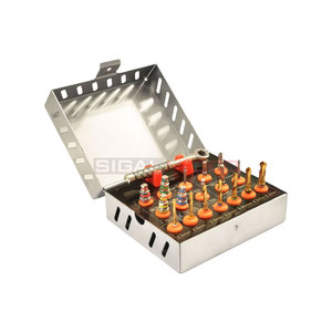 Kit de taladros quirúrgicos manuales, herramientas básicas para implantes dentales, llave de trinquete, controladores hexagonales, pasadores paralelos, acero inoxidable alemán de alta calidad - Product Image 1