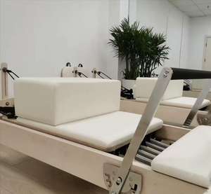 Sistema de Pilates Reformer Clásico Beige para Ejercicio en Casa, con Sistema de Resorte Resistente, Disponible en Almacén de la UE, Listo para Enviar - Product Image 2