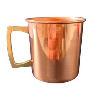 Mug en cuivre martelé, design personnalisé, fabrication indienne, vente en gros, nouveau design tendance, fait main - Product Image 5