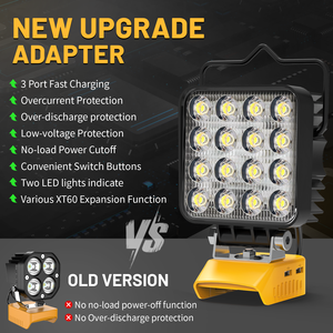 <span class=keywords><strong>Lampe</strong></span> de travail LED 48W à bas prix compatible avec les batteries <span class=keywords><strong>Dewalt</strong></span> <span class=keywords><strong>18V</strong></span> 20V <span class=keywords><strong>Lampe</strong></span> de travail <span class=keywords><strong>18V</strong></span> 20V <span class=keywords><strong>Lampe</strong></span> de travail LED <span class=keywords><strong>Lampe</strong></span> à batterie - Product Image 5