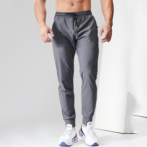 2024 été nouveauté hommes qualité supérieure taille haute mérinos Joggers toile athlétique entraînement pantalons de survêtement lavable en Machine - Product Image 2