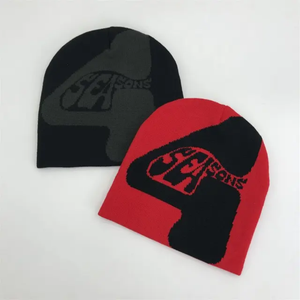 Fabricants partout imprimé Beanie Fold Cuffless Beanie Hot Sell Unisexe Hommes Femmes Multi Color Warm Beanies from Indian Expoter - Product Image 4