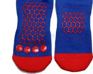 Factory Custom Design Men's Sports Soccer <b>Socks</b> with Honeycomb Pattern Double Anti-Slip <b>Grip</b> Football <b>Socks</b> - Product Image 2