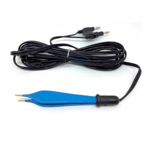 Pinces bipolaires Adson antiadhésives, stériles à usage unique, câble intégré pour la coagulation, compatibles avec Valleylab, Conmed, etc. - Product Image 1