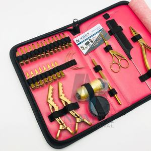 Kit de pinces professionnelles pour extensions de cheveux, assurance qualité supérieure, acier inoxydable de qualité chirurgicale, outils de salon, personnalisation de la marque - Product Image 5