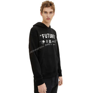Sudadera Personalizada Unisex, Informal, de Invierno, Lisa o Estampada, Teñida, 100% Algodón, Transpirable, Tallas Grandes, Sudadera con Capucha para Hombre - Product Image 2