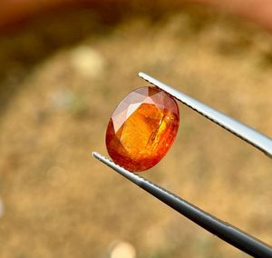 Piedras preciosas de cianita naranja natural facetadas con forma de mezcla para hacer joyas, cabujón de cuentas de cianita rosecuts - Product Image 1