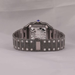 Montre Moissanite personnalisée avec testeur de diamants DEF couleur VVS montre glacée Hiphop montre Moissanite pour hommes - Product Image 4