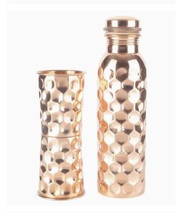 ขวดน้ำทองแดงล้วนจากดีไซเนอร์อุปกรณ์ดื่มพลาสติกกันรั่วทำมือเพื่อประโยชน์ต่อสุขภาพสำหรับดื่ม - Product Image 3