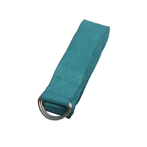 Sangle de yoga en coton naturel - Personnalisable, plusieurs couleurs pour le yoga, la remise en forme, l'étirement et la méditation - Product Image 3