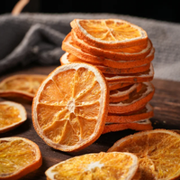 Natuurlijke 100% gedroogde zoete Gannan Navel sinaasappelblokjes/schijfjes voor snacks, bakkerij, drankjes, koffieshop, boba-thee