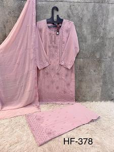 Colección Premium de Trajes Salwar de Georgette con Bordado, Fabricante y Proveedor de Moda Femenina de Surat - Product Image 5