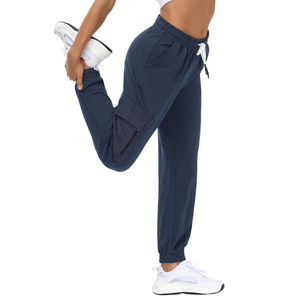 2025 vente en gros taille haute impression personnalisée Logo pantalons de survêtement femmes pantalons de survêtement longs personnalisés pantalons de survêtement en coton pour la dernière conception - Product Image 6