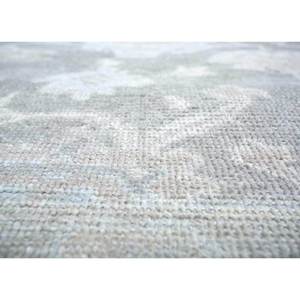 Tapis en laine noué à la main Erbe, gris et noir, motif floral et abstrait, pour salon et couloir, modèle rectangulaire Lnlp-01 - Product Image 3