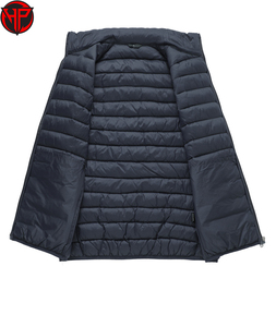 Veste matelassée sans manches pour homme, décontractée, d'hiver, très vendue, de qualité supérieure, imperméable, fermeture éclair, multi-poches, noire - Product Image 2