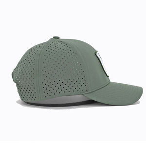 Casquette de baseball de golf personnalisée à 6 panneaux en polyester à séchage rapide pour hommes, sport en plein air, meilleure performance - Product Image 4