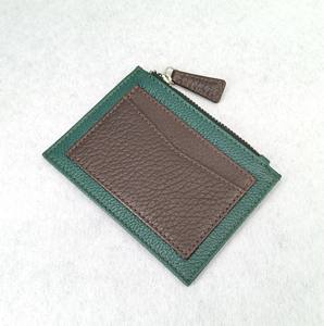 Porte-cartes mini en cuir véritable avec porte-clés, blocage RFID, portefeuille en cuir de vache, vente en ligne, prix direct d'usine - Product Image 4