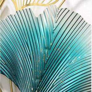 Décoration murale en métal fait à la main Sculpture d'art en fer pour chambre à coucher salon et décoration intérieure Accent - Product Image 1