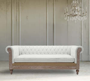 โซฟาสไตล์ฝรั่งเศสโซฟาห้องนั่งเล่นพร้อมดีไซน์วินเทจ - Product Image 3