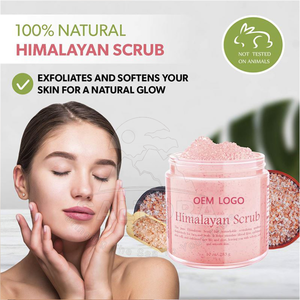 OEM/ODM Marque distributeur Gommage corporel au sel rose de l'Himalaya Gommage exfoliant naturel aux huiles essentielles du Pakistan - Product Image 3