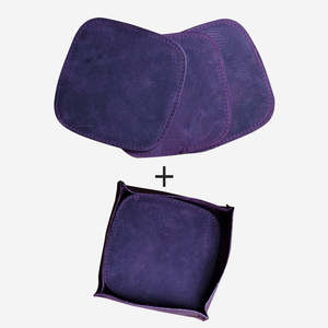 Kurtuba- Genuine Leather Luxury Coasters - Product Image 4