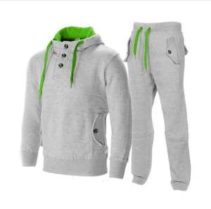 Chándal de Invierno para Hombre, Personalizado, con Capucha, 100% Algodón, Transpirable, Informal, Diseño 2 en 1, Talla Adulto - Product Image 1