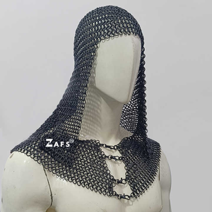 ชุดคอสตูมมีฮู้ดแบบย้อนยุคทำจากเหล็กอ่อน - Product Image 2