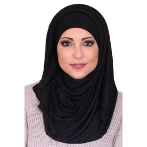 Georgette-bufanda musulmana de gasa Lisa para mujer, hiyab largo, hijab musulmán de alta calidad, Color sólido, venta al por mayor - Product Image 6