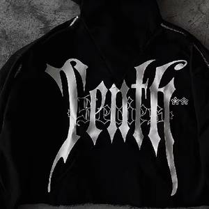 Sudadera con capucha doble para hombre con pasamontañas incorporado y cierre de cremallera La Sudadera con capucha doble perfecta - Product Image 4