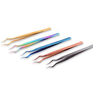 Nuevas pinzas de pestañas de aislamiento especial para artistas de pestañas profesionales Pinzas rectas para separar pestañas naturales - Product Image 2