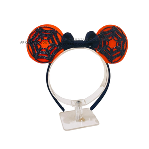 Diadema con orejas de cuentas a mano personalizada, accesorios de moda para amantes de la celebración de Halloween con cuentas bordadas - Product Image 5