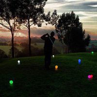 Balle de golf avec lumière LED Balle de golf clignotante stable et lumineuse