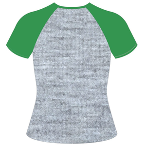 Camiseta Gris 08 Legacy con Mangas Raglán, Ropa de Hermandad Griega, Rosa y Verde para Mujer, Estilo Universitario, Casual, Veraniego, con Diamantes - Product Image 6