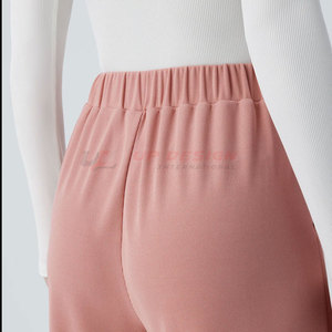 กางเกงลำลองแฟชั่นผู้หญิง ระบายอากาศได้ดี เอวกลาง ขากว้าง ปิดด้วยยางยืด ทรงตรงปกติ สำหรับฤดูหนาว - Product Image 4