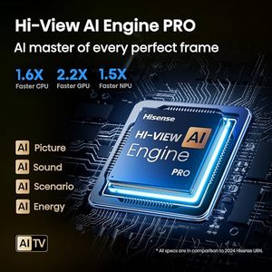 Ensemble téléviseur Mini-LED et barre de son, système de son surround profond pour cinéma maison, version Bluetooth avec fonction radio FM - Product Image 3