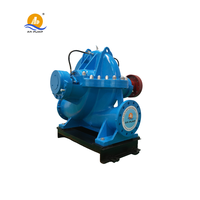 Pompe centrifuge horizontale à double aspiration à une seule étape avec moteur électrique pour l'irrigation agricole