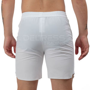 Pantalones cortos deportivos informales para hombre de High Street, cintura elástica cómoda de alta calidad, patrón sólido, ropa para correr, precio al por mayor - Product Image 6
