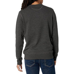 Vente en gros OEM Sweat à capuche pour homme en molleton de coton doux Sweat-shirt à col rond Pull-over pour homme en tissu de gymnastique imprimé - Product Image 6