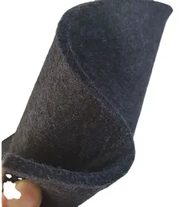 Черная полиэфирная войлочная ткань 3 мм Нескользящая войлочная ткань клейкая скребка ткань 10 мм/80-1500 г/м2 сделано во Вьетнаме