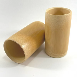 Tasse en bambou écologique sculptée à la main Fabriqué au Vietnam Matériau écologique utilisé pour la décoration de la maison Décoration de table Vente en gros - Product Image 1