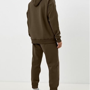 Conjunto de Sudadera con Capucha y Pantalones Deportivos de Alta Calidad con Logotipo Personalizado, Traje Deportivo, Pantalones de Chándal para Hombre, 100% Algodón - Product Image 2