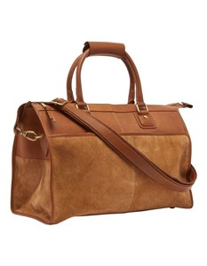 Vente en gros de sacs polochons de luxe en cuir artificiel personnalisés pour voyage d'affaires fait à la main sac de voyage de week-end pour hommes doublure imperméable en polyester - Product Image 5