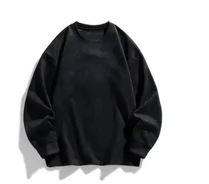 Best high quality supplier unisex custom logo oversized street wear blank pullover plus size men hoodies sweatshirts