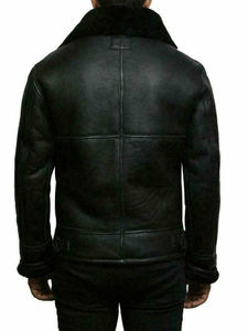 Chaqueta de piel High Street Venta al por mayor Cuero elegante con piel Chaquetas de cuero de alta calidad 100% para hombres transpirable anti pilling - Product Image 5