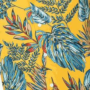 2025 Mùa Hè Bộ Sưu Tập Pakistan Made 100% Cotton Hawaii Aloha Áo Sơ Mi Cho Nam Giới Tùy Chỉnh OEM Thiết Kế Giản Dị Nút Bãi Biển - Product Image 6