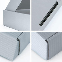 Boîte découpée sur mesure de qualité supérieure, best-seller, avec nouveau design, revêtement UV, gaufrage et pelliculage brillant